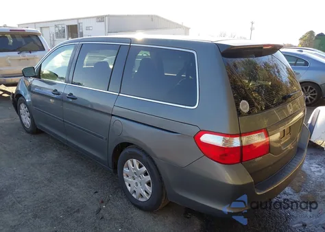 2007 Honda Odyssey Lx from USA, damaged, VIN 5FNRL38227B049539